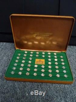 Pro Football Immortals Mini Coin Collection Sterling Silver. 925 Franklin Mint