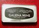 Rare 1973 Galena Mine Wallace Idaho Bar 4.25 Troy Oz. 925 Silver-franklin Mint