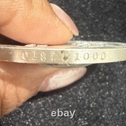 RARE 1976 Jimmy Carter Silver Medal 1.83ozt. 999 Beautiful And 3d design Coin
