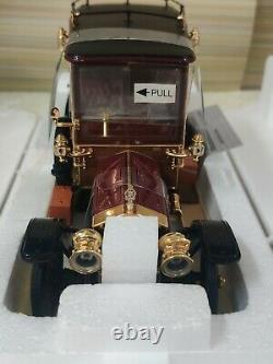 RARE Franklin Mint 124 1908 Rolls-Royce Silver Ghost Open Drive Limo LE 1500
