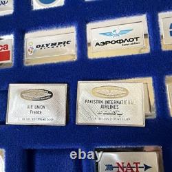 RARE Official Emblems of the World's Greatest Airlines Solid Sterling Silver