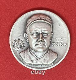 Rare 1960's TY COBB Georgia Medallic Art Co. 999 Silver coin 25 grams