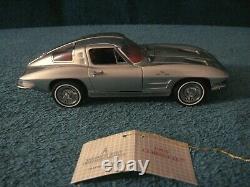 Rare 1963 Chevy Corvette Fuelie Coupe Fiberglass Version Franklin Mint 1/24