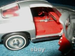 Rare 1963 Chevy Corvette Fuelie Coupe Fiberglass Version Franklin Mint 1/24