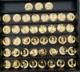 Rare 1970's Franklin Mint 24k Gold / Sterling Silver Usa First Ladies 43 Plate