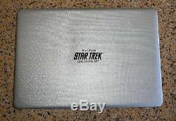 Rare 1989 Star Trek-Official Franklin Mint 24 Carat Gold/Silver Checkers set