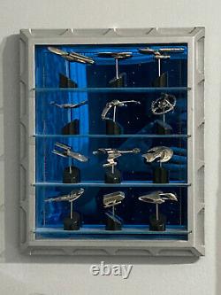 Rare 1993 Franklin Mint Star Trek Solid Sterling Silver Starship Collection
