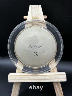 Rare 2 Oz Franklin Mint Sterling Silver Swallows Medal No. 4 1970 with Certificate