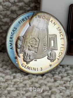 Rare Apollo Space Race Collection Toned 1969 Cent & Gemini Silver