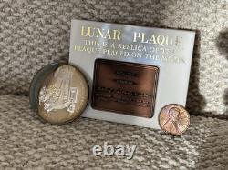 Rare Apollo Space Race Collection Toned 1969 Cent & Gemini Silver