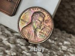 Rare Apollo Space Race Collection Toned 1969 Cent & Gemini Silver