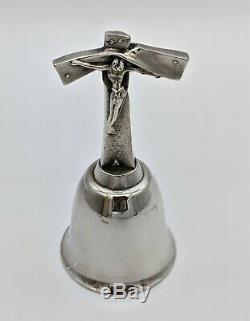 Rare Collectible Salvador Dali Easter Christ 1976 Franklin Mint Silver Bell