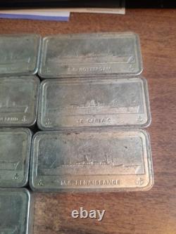 Rare Franklin Mint 1000 Grain Sterling Silver Ship Bar 10 Available