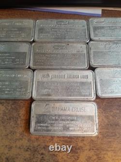 Rare Franklin Mint 1000 Grain Sterling Silver Ship Bar 10 Available