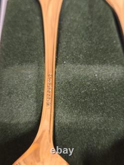 Rare Franklin Mint 1972 Twelve Days of Christmas Vermeil Spoon Set Old WithCase