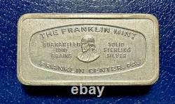 Rare Franklin Mint 2 oz. Bar (Silver) Cheyenne Wyoming 1st National