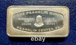 Rare Franklin Mint 2 oz. Bar (Silver) Cheyenne Wyoming 1st National