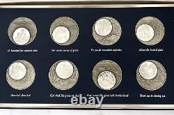 Rare! Franklin Mint Americ The Beautiful Silver Medallion Collection 1976