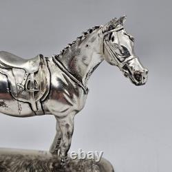 Rare Franklin Mint English Silver Horse