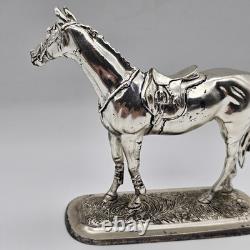 Rare Franklin Mint English Silver Horse