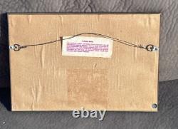 Rare Franklin Mint Pocket Derringers 24k Gold & Sterling Silver Silhouette Frame