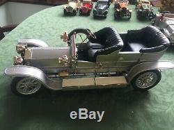 Rare Franklin Mint Rolls Royce Silver Ghost 112 Scale Connoisseur Edition