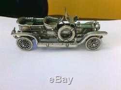 Rare Franklin Mint Sterling Silver Cars (Rolls Royce, Cadillac Coupe, Cabriolet)