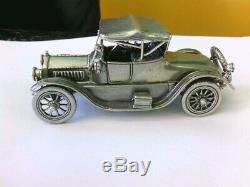 Rare Franklin Mint Sterling Silver Cars (Rolls Royce, Cadillac Coupe, Cabriolet)