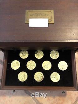 Rare Franklin Mint The Genius Of Leonardo Da Vinci 50 Round Set 104 Troy Oz
