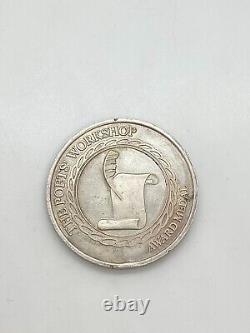 Rare Silver Commemorative Coin The Defender Judge Issued by The Poets Workshop