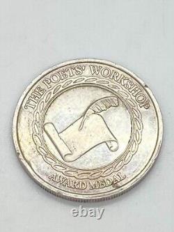 Rare Silver Commemorative Coin The Defender Judge Issued by The Poets Workshop