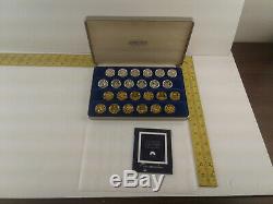 Rare The Official Star Trek Gold & Silver Checkers Set Franklin Mint No Board