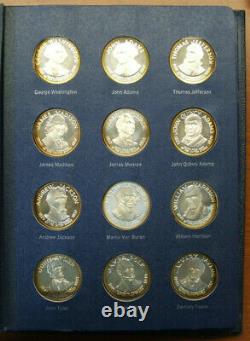 Reduced! Franklin Mint Presidential 36 Sterling Coins(35 Ounces Silver)