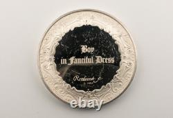 Rembrandt, Boy in Fanciful Dress Franklin Mint, Sterling Round 65.7 grams