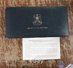 Republic of the Philippines 1975 8-coin proof set in box no COA Franklin Mint