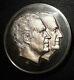 Richard Nixon Spiro Agnew 7 Oz Sterling Silver Inauguration Coin Franklin Mint