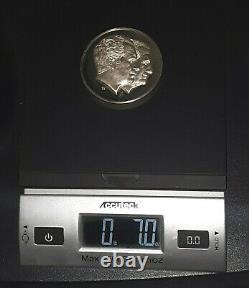 Richard Nixon Spiro Agnew 7 oz Sterling Silver Inauguration Coin Franklin Mint