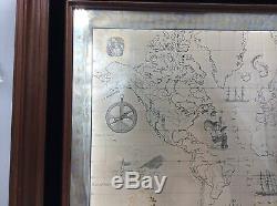Royal Geographical Society Silver Map of the World Franklin Mint 1976