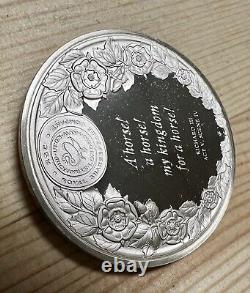 Royal Shakespeare Co SterlingSilver King Richard III A Horse! Coin Franklin Mint