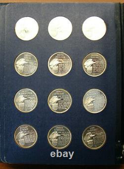 SCRAP PRiCE! FRANKLIN MINT PRESIDENTIAL 36 STERLING COINS(35 OUNCES SILVER)