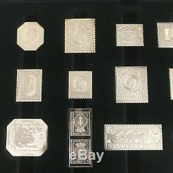 SILVER PROOFS of Worlds Greatest Stamps International Society of Postmasters