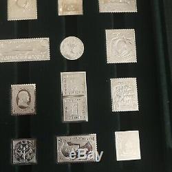 SILVER PROOFS of Worlds Greatest Stamps International Society of Postmasters