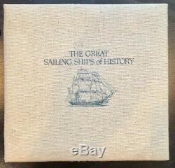 STERLING SILVER INGOTS THE GREAT SAILING SHIPS OF HISTORY by FRANKLIN MINT