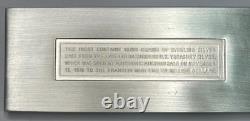 Scarce 10,000 Grain Sterling Silver Bar Franklin Mint