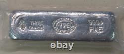 Sealed 4 oz Yeagers Poured Silver. 999 Fine Silver Bar #2551 RARE! (JW917)