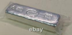 Sealed 4 oz Yeagers Poured Silver. 999 Fine Silver Bar #2551 RARE! (JW917)