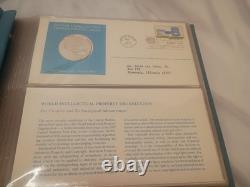 Set Of 5 1977 Sterling Silver Proof 1st Ed. United Nations Commemorative Medals