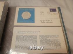 Set Of 5 1977 Sterling Silver Proof 1st Ed. United Nations Commemorative Medals
