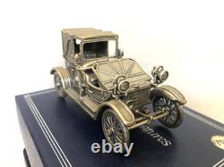 Set of 12 Franklin Mint Highly Detailed Sterling Silver Cars Models, 2,093 grams
