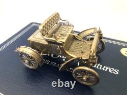 Set of 12 Franklin Mint Highly Detailed Sterling Silver Cars Models, 2,093 grams